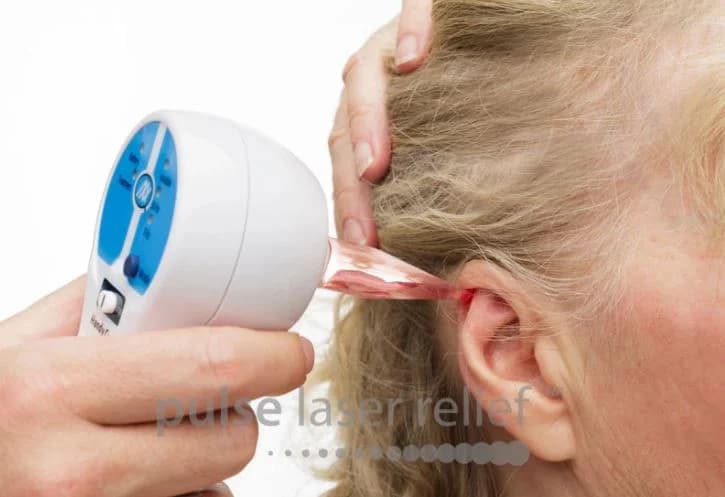 Handy Pulse Laser with acupuncture probe — auricular ear treatment